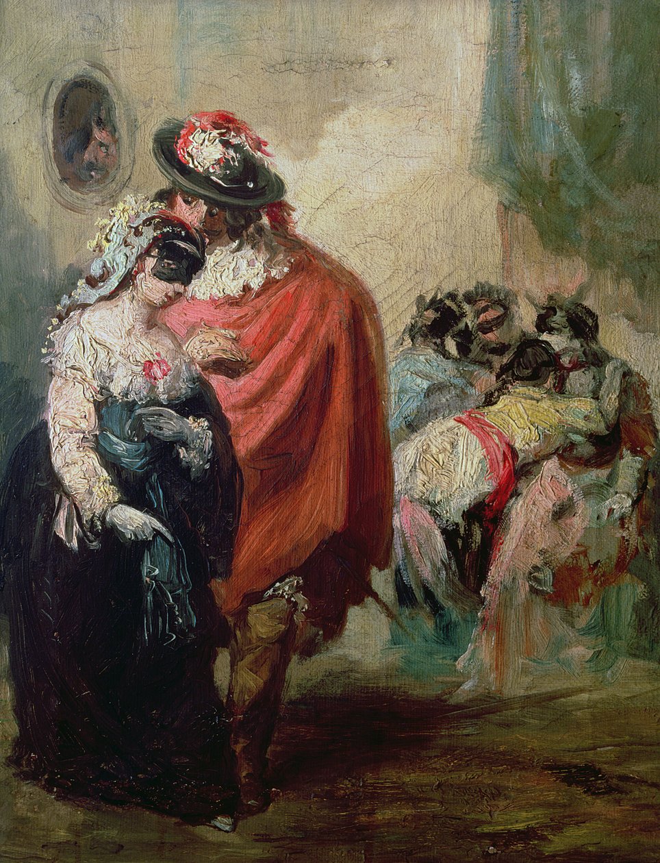 Maskerad av Eugenio Lucas y Padilla