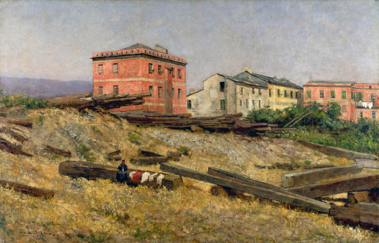 Hus i de liguriska Apenninerna av Eugenio Gignous