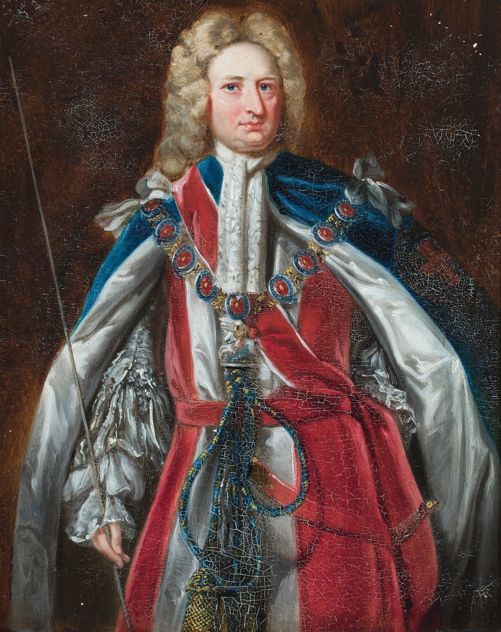 Porträtt av 1:e earlen av Oxford (olja på papper) av Eugenio Latilla