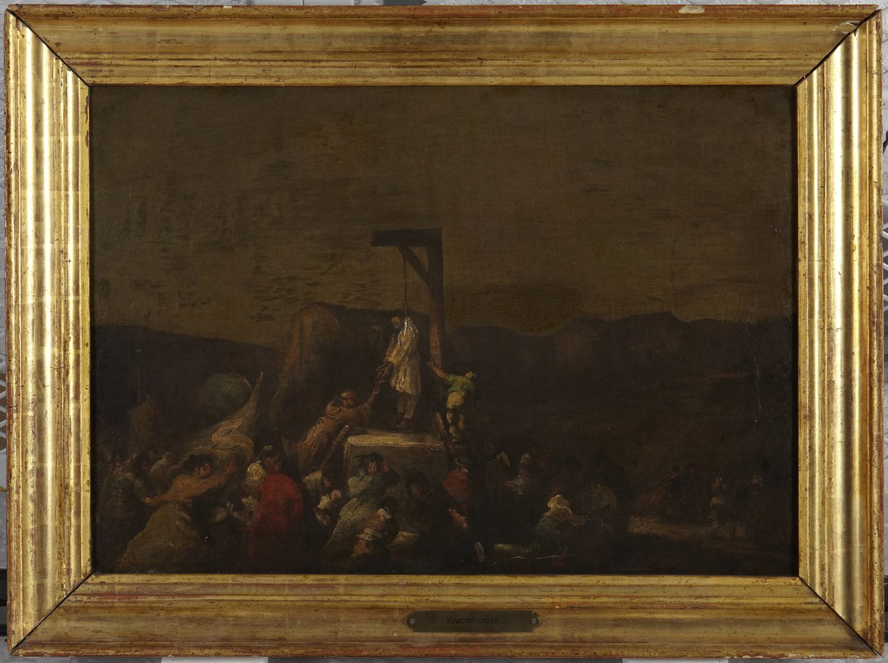 Die Hinrichtung av Eugenio Lucas Velázquez