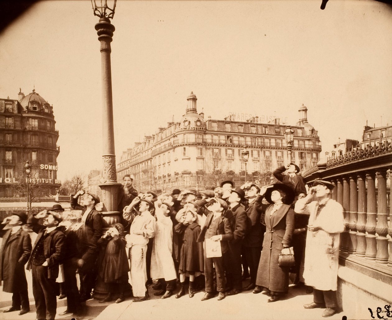 Förmörkelsen, april 1912 av Eugène Atget