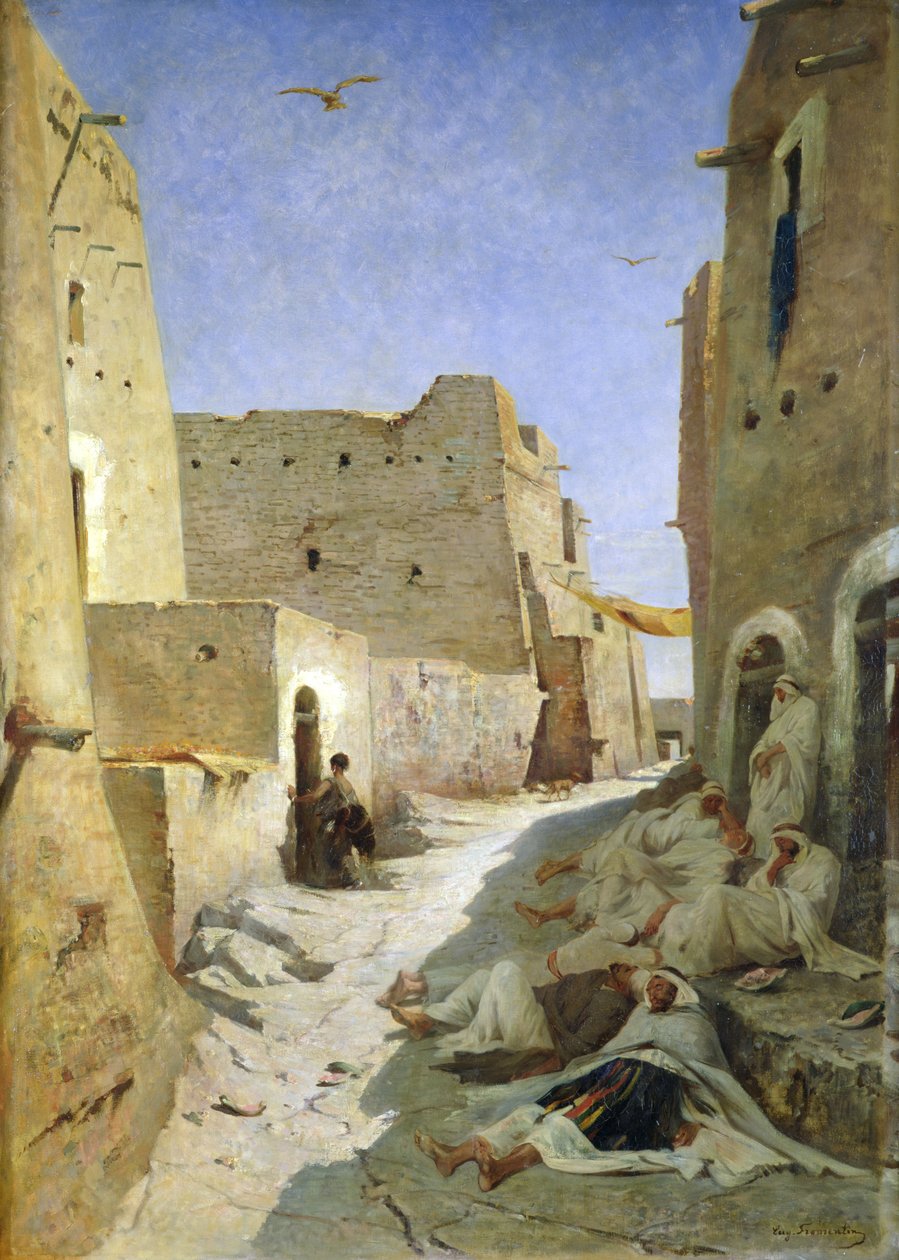 Bab-El-Gharbi Road, Laghouat, 1859 av Eugène Fromentin