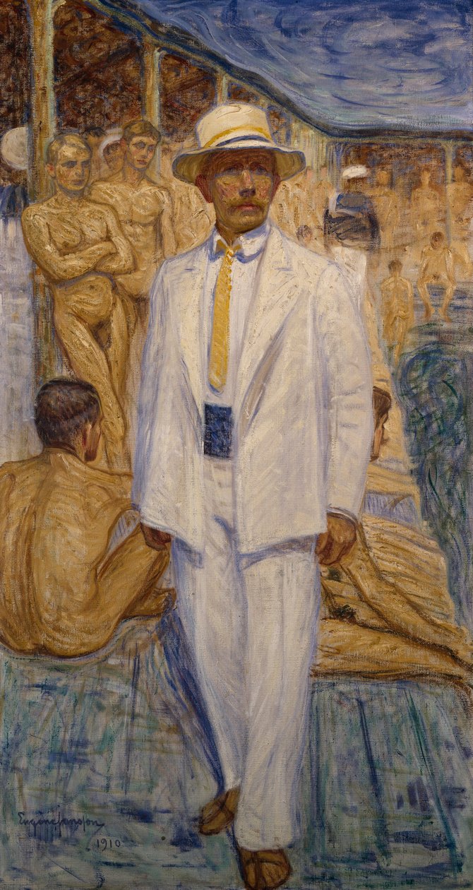 Självporträtt av Eugène Jansson