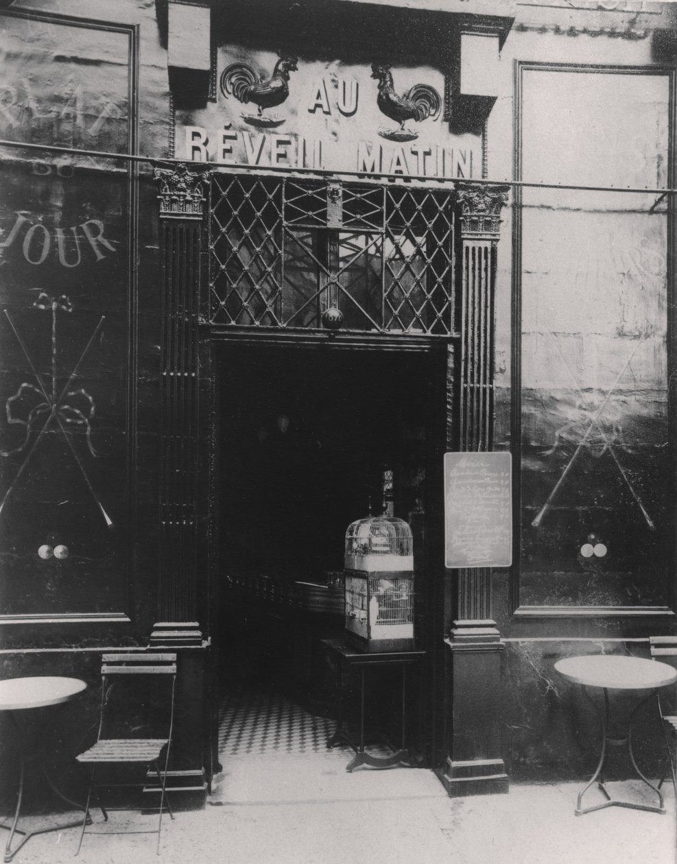 När du vaknar på morgonen, rue Amelot, 11:e arrondissement, Paris av Eugène Atget