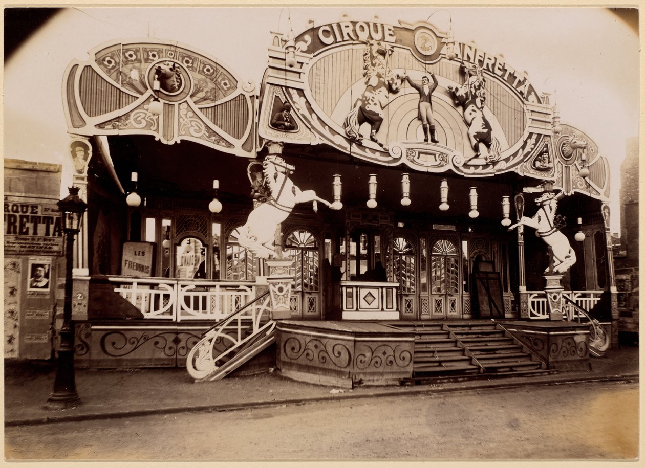 Foire des Invalides av Eugène Atget