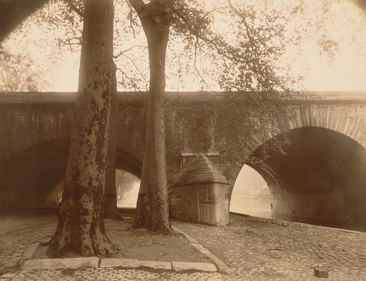 Pont Marie, 1926 (albumutskrift pappersfotografi) av Eugène Atget