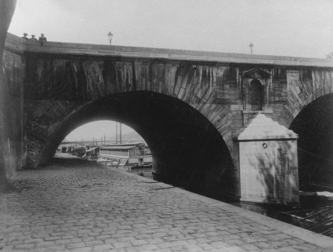 Quai dAnjou, Pont Marie, Paris (4:e arrondissementet), 1911 av Eugène Atget