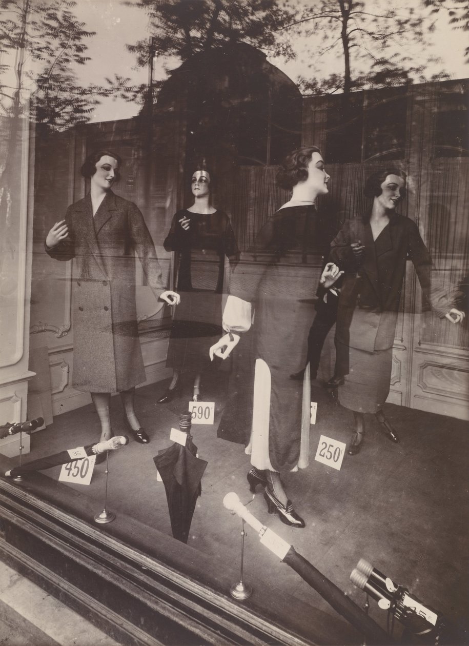 Skyltfönster, avenue des Gobelins av Eugène Atget