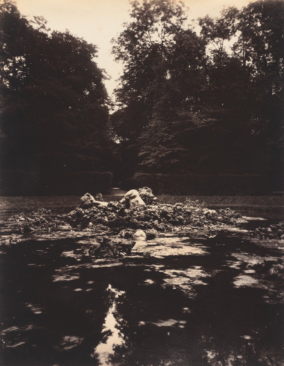 Versailles, Enceladus fontän av Eugène Atget