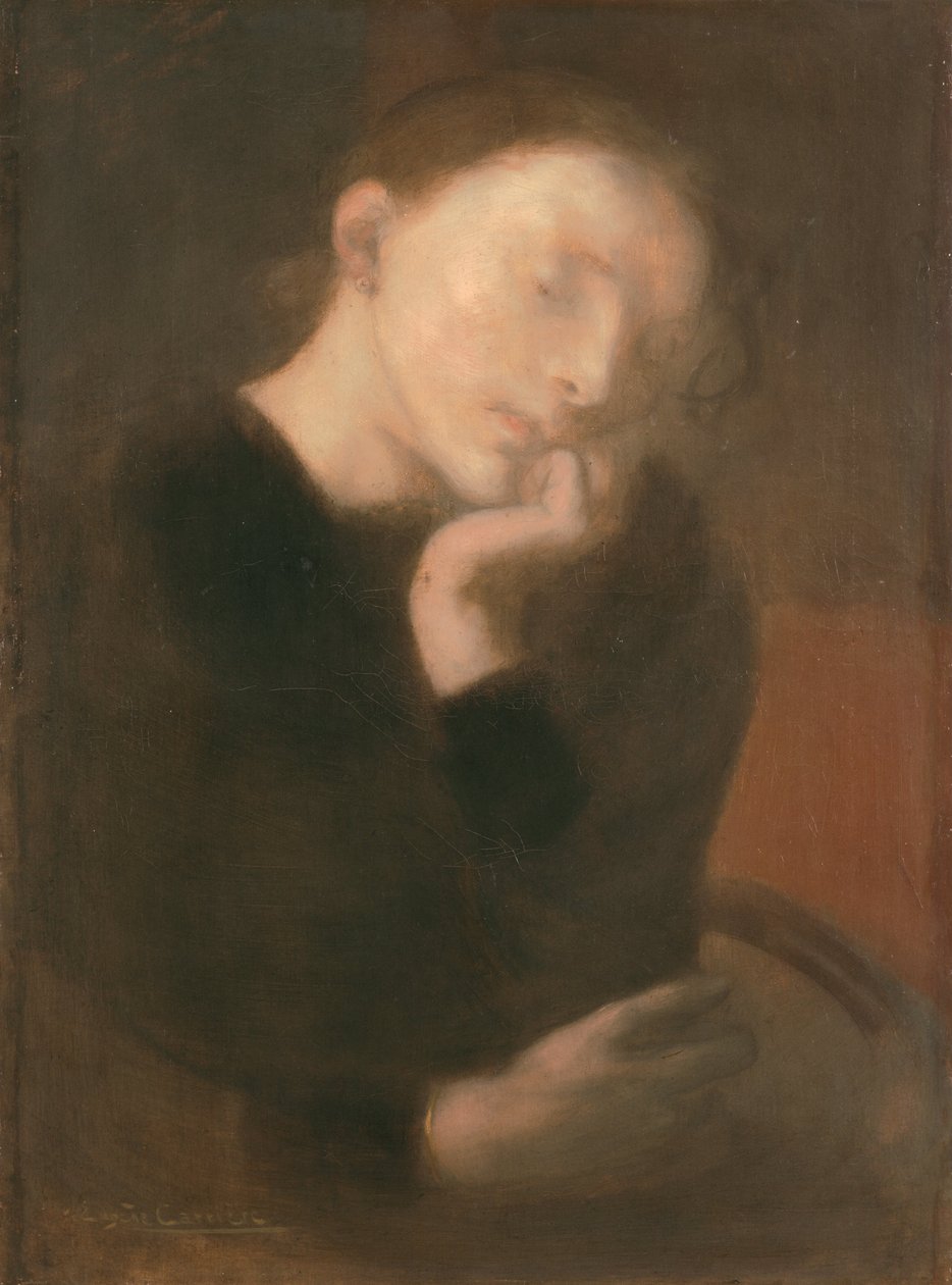 Meditation av Eugène Carrière