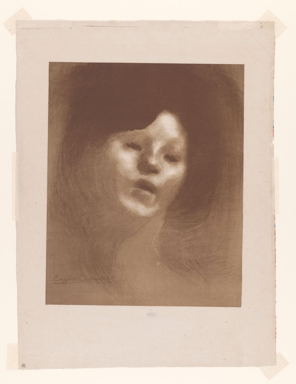 Porträtt av Marguerite Karriär Marguerite Karriär av Eugène Carrière