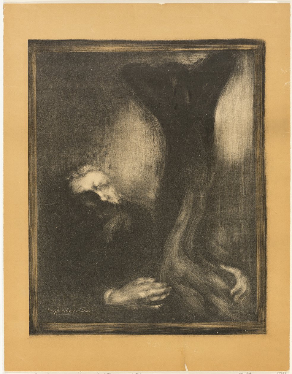 Rodin skulpterar av Eugène Carrière