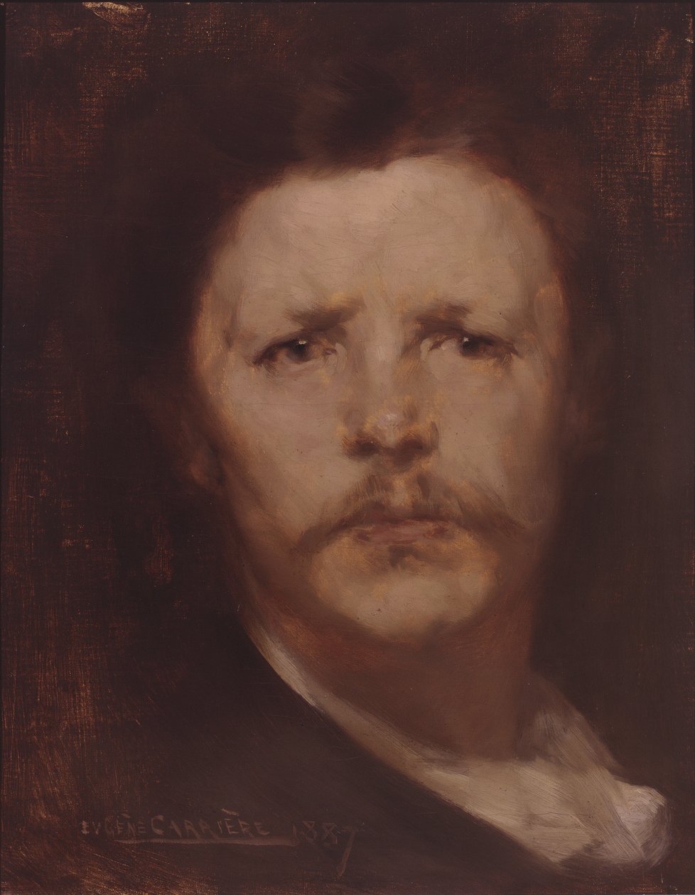 Självporträtt av Eugène Carrière