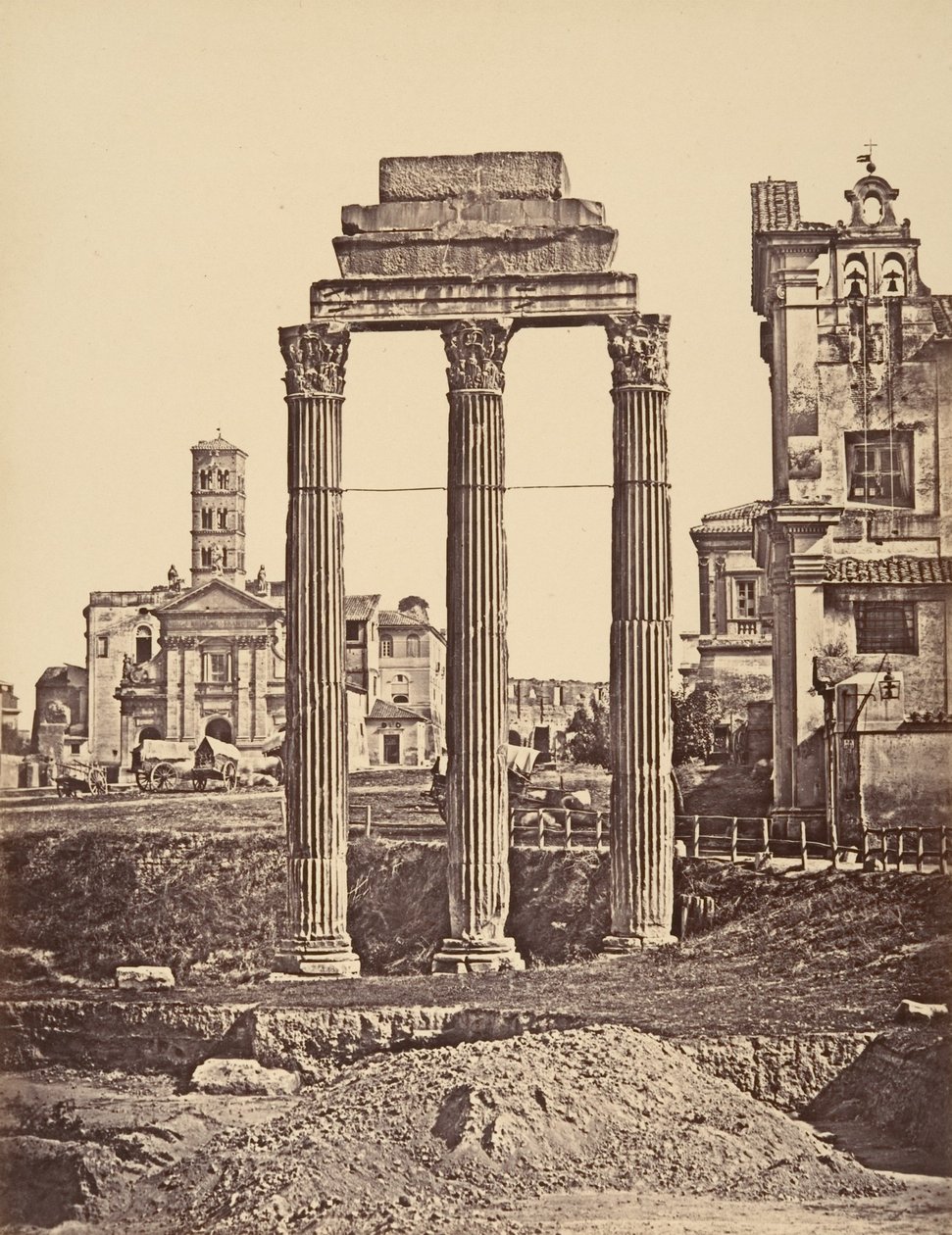 Forumruiner, 1848-52. av Eugène Constant