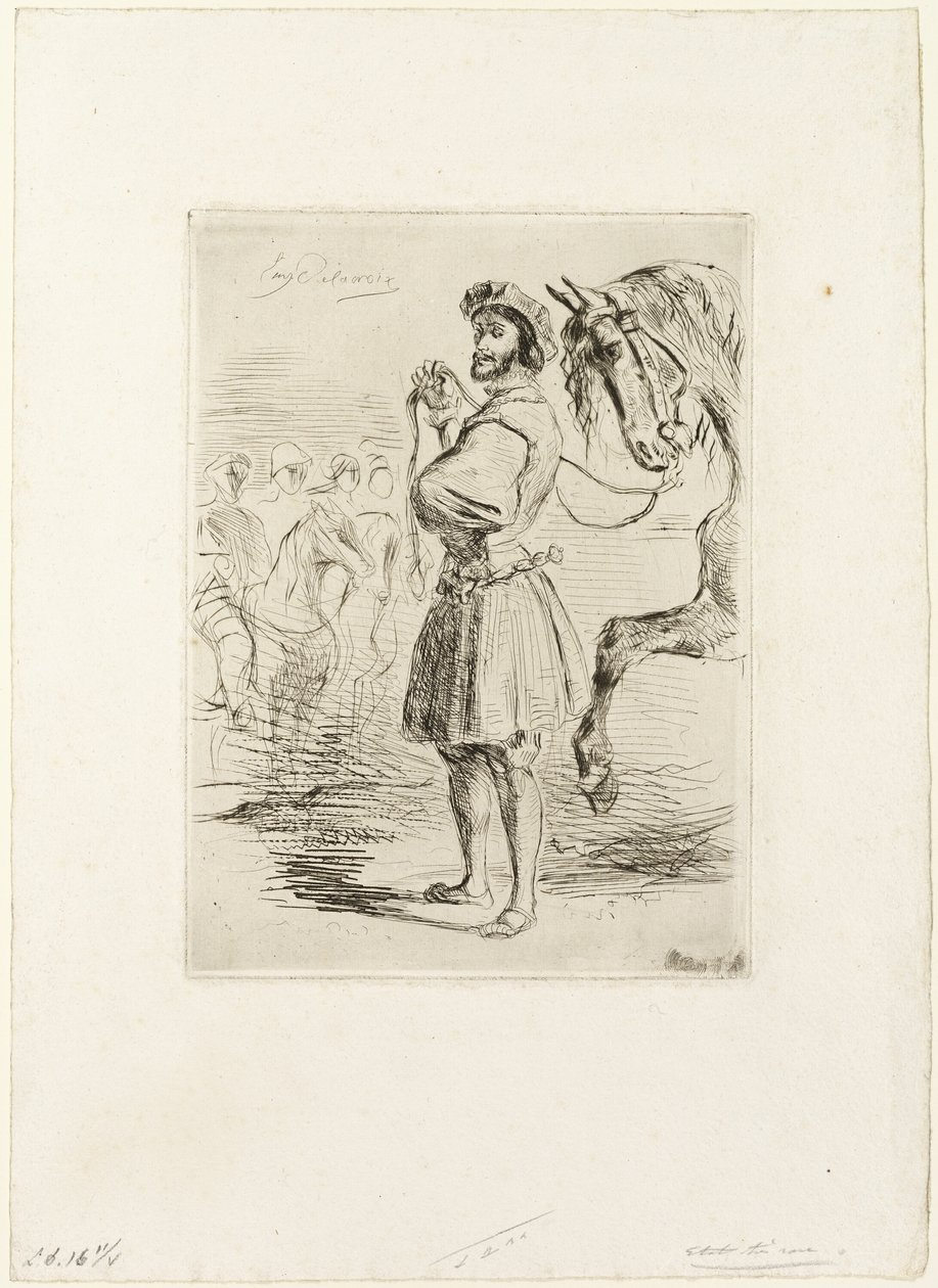 En herre från Franciskus I:s tid av Eugène Delacroix