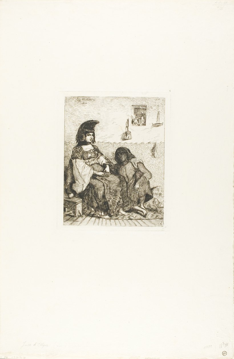 algerisk judinna av Eugène Delacroix