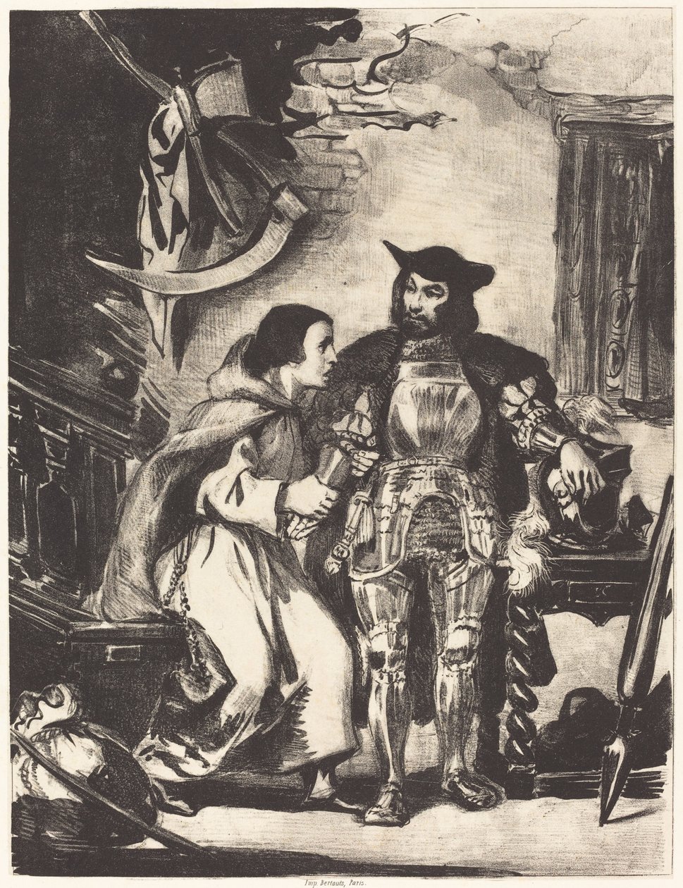 Broder Martin med Goetz av Eugène Delacroix