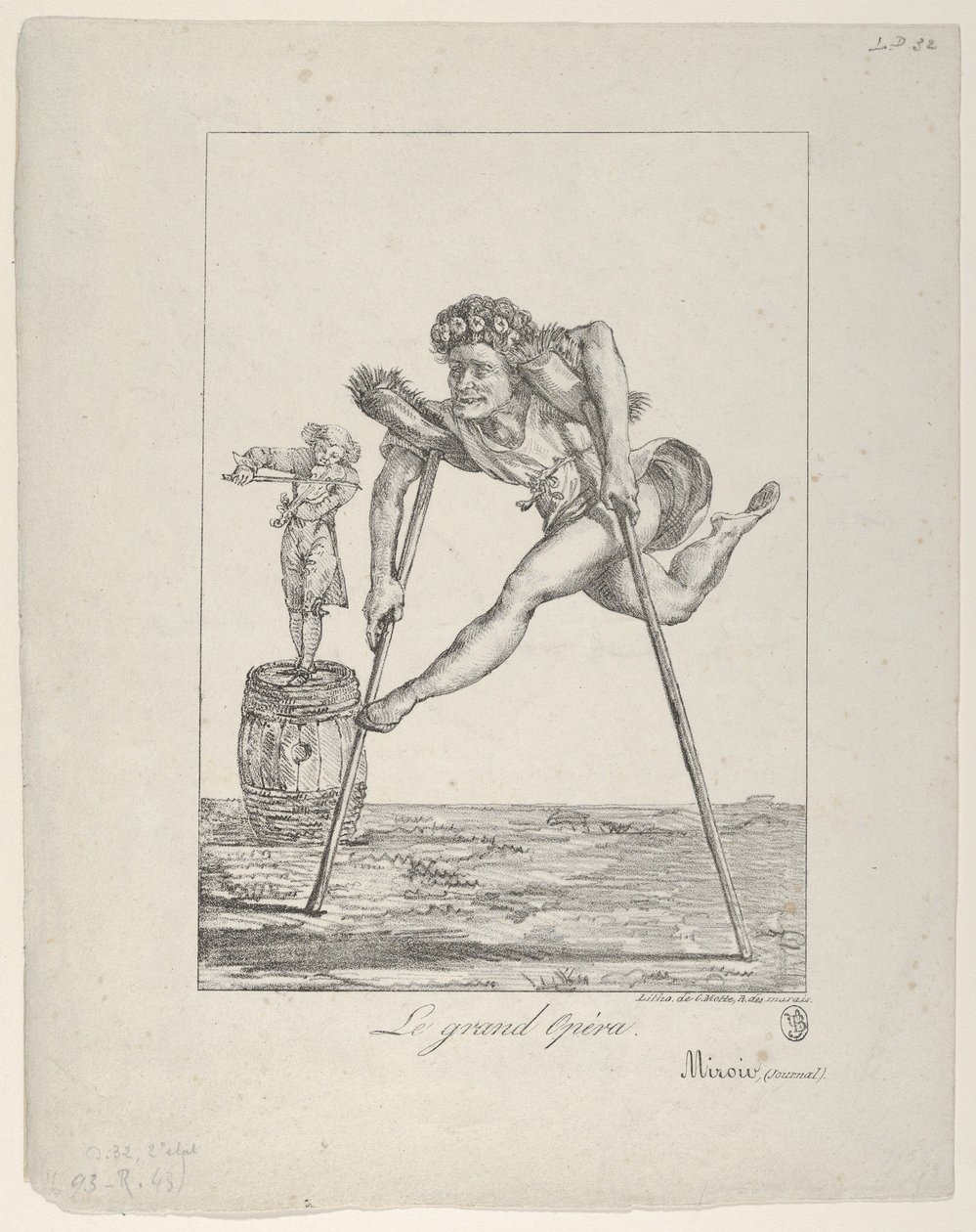 Stora operan, 1821, 1821. av Eugène Delacroix
