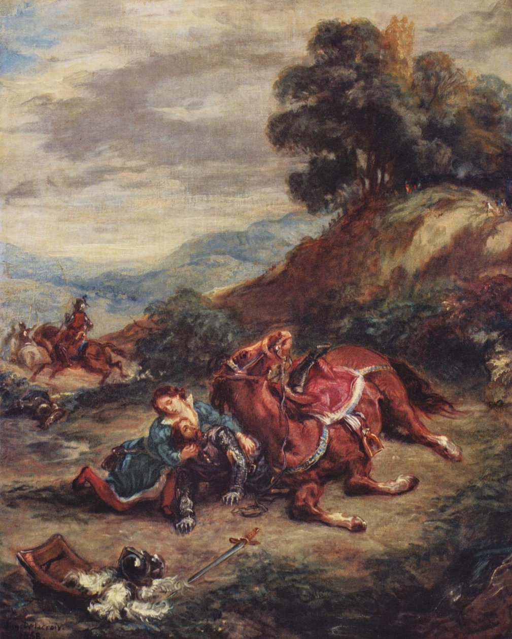 Laras död av Eugène Delacroix