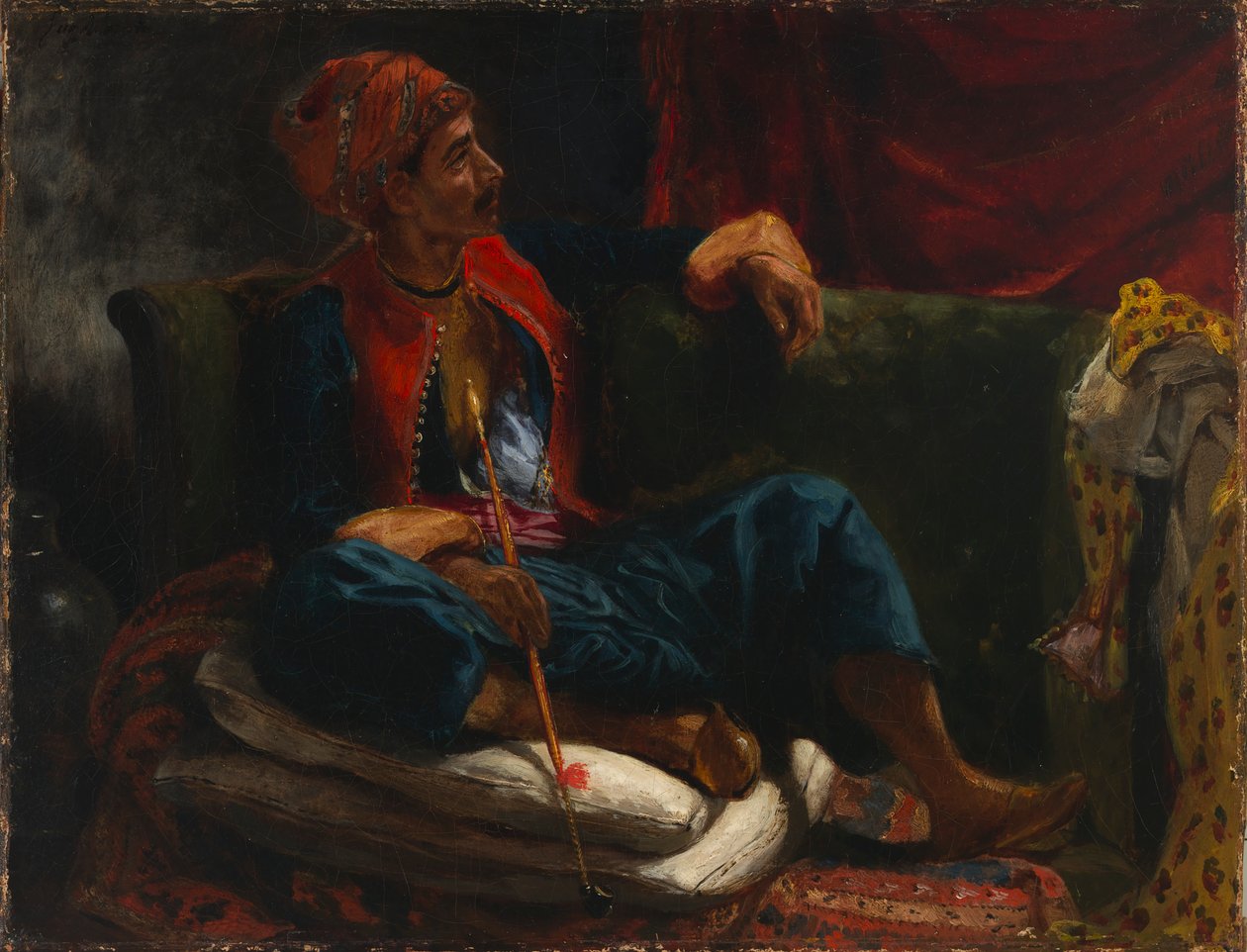Rökaren, 1800-talet. av Eugène Delacroix