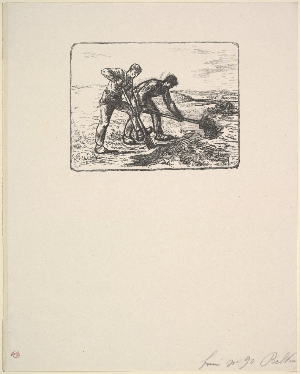 Grävarna, 1830-99. av Eugène Froment