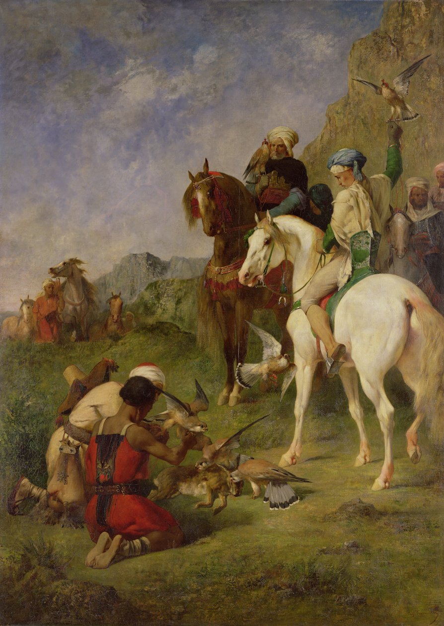 A Falcon Hunt i Algeria: O le Quarry, a