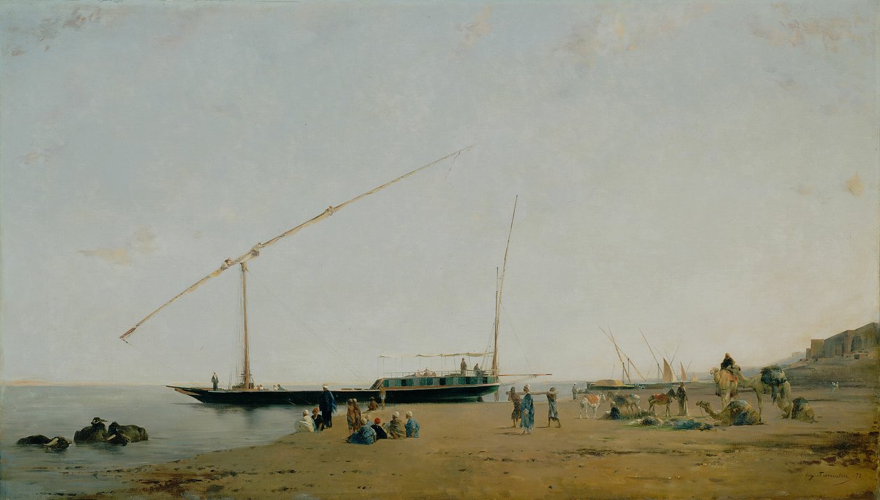 På Nilen, nära Philae av Eugène Fromentin