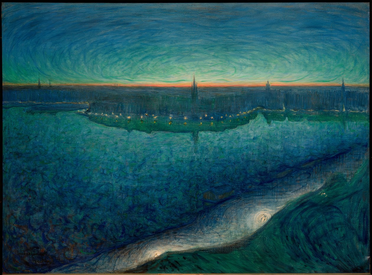 Gryning över Riddarfjärd av Eugène Jansson