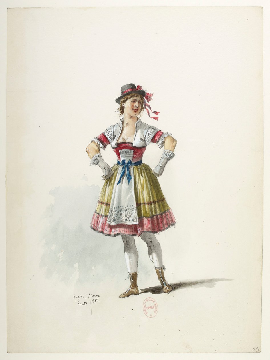 Btv1b84558104 39 - Saint-Saëns - Henrik VIII - Kostymmaketter - Lacoste - 39:e kostymen av Eugene Lacoste