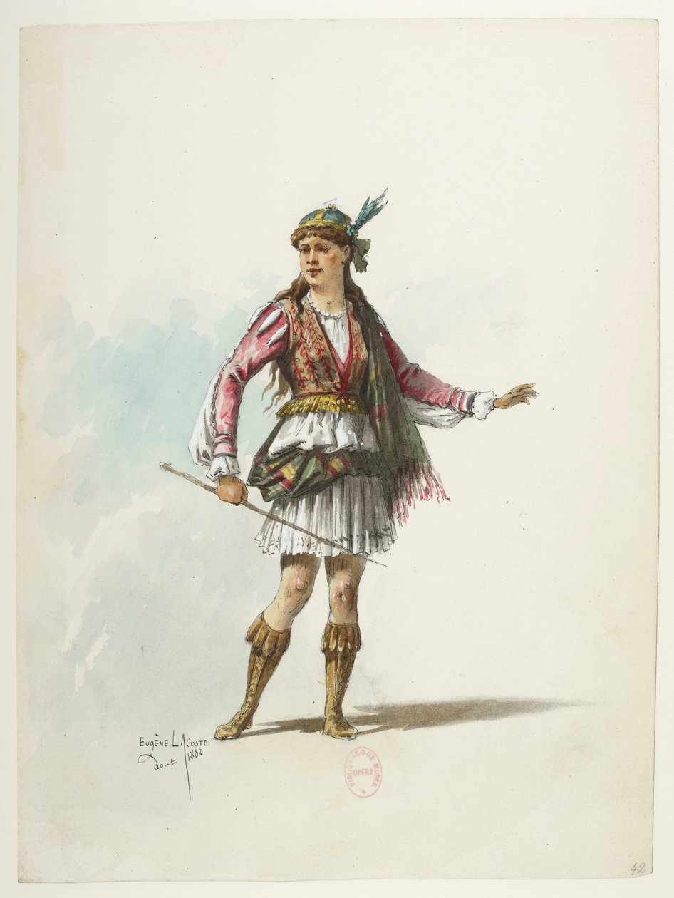 Btv1b84558104 42 - Saint-Saëns - Henrik VIII - Kostymmodeller - Lacoste - 42. Kostym av Eugene Lacoste