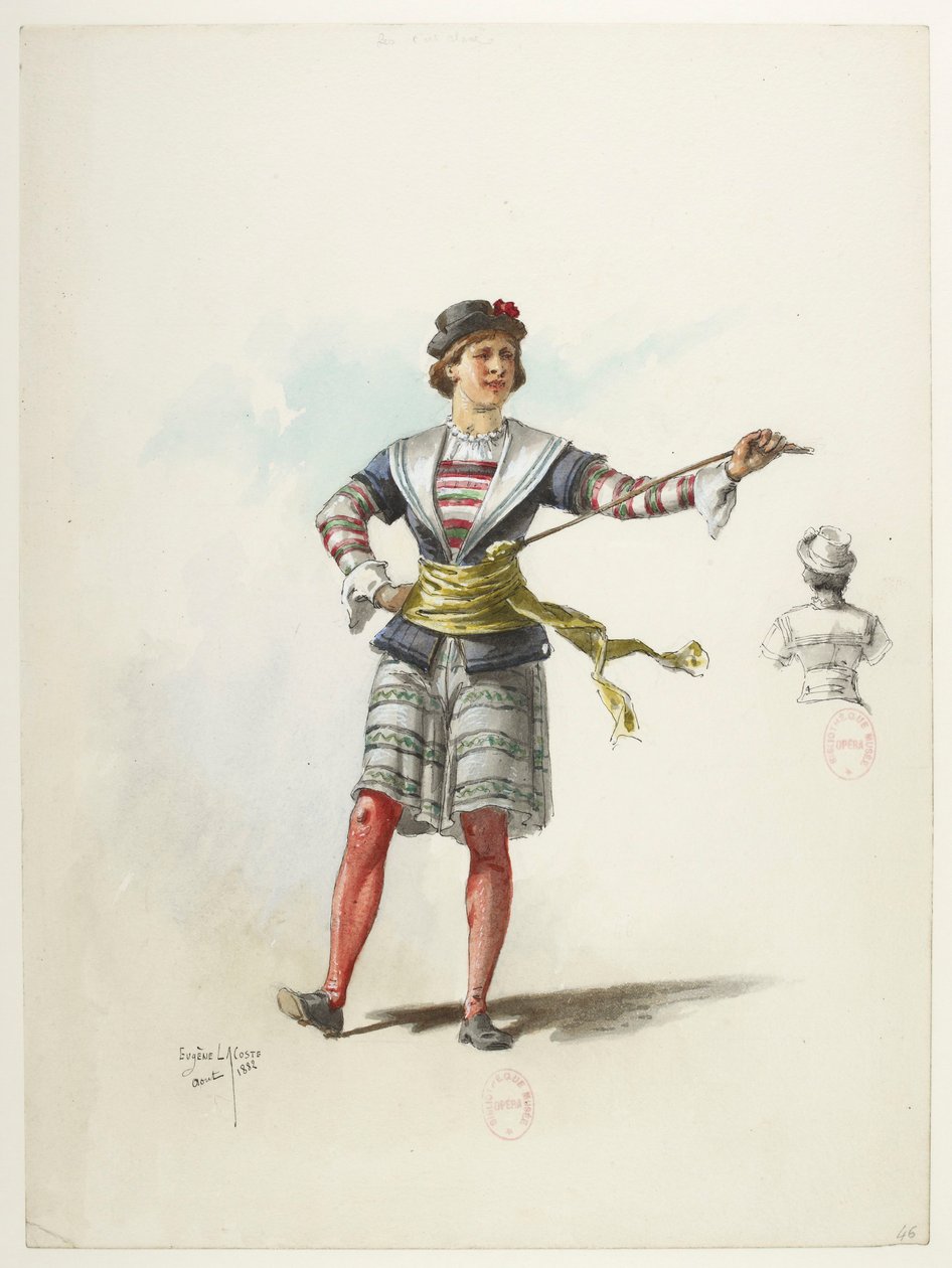 Btv1b84558104 46 - Saint-Saëns - Henrik VIII - Kostymmodeller - Lacoste - 46. Kostym av Eugene Lacoste