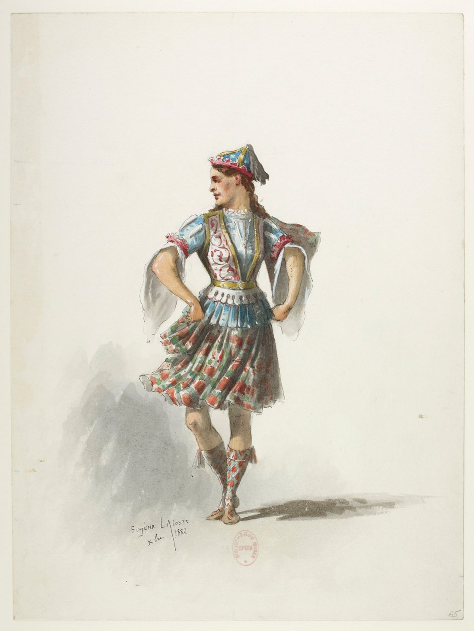 Btv1b84558104 67 - Saint-Saëns - Henrik VIII - Kostymmaketter - Lacoste - 65:e kostymen av Eugene Lacoste