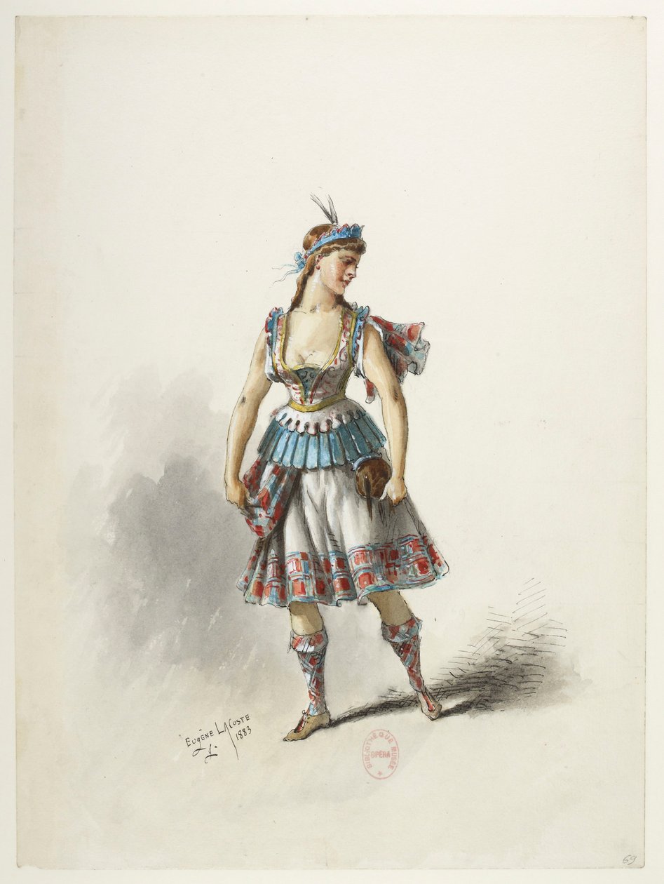 Btv1b84558104 71 - Saint-Saëns - Henrik VIII - Kostymmaketter - Lacoste - 69. Kostym av Eugene Lacoste