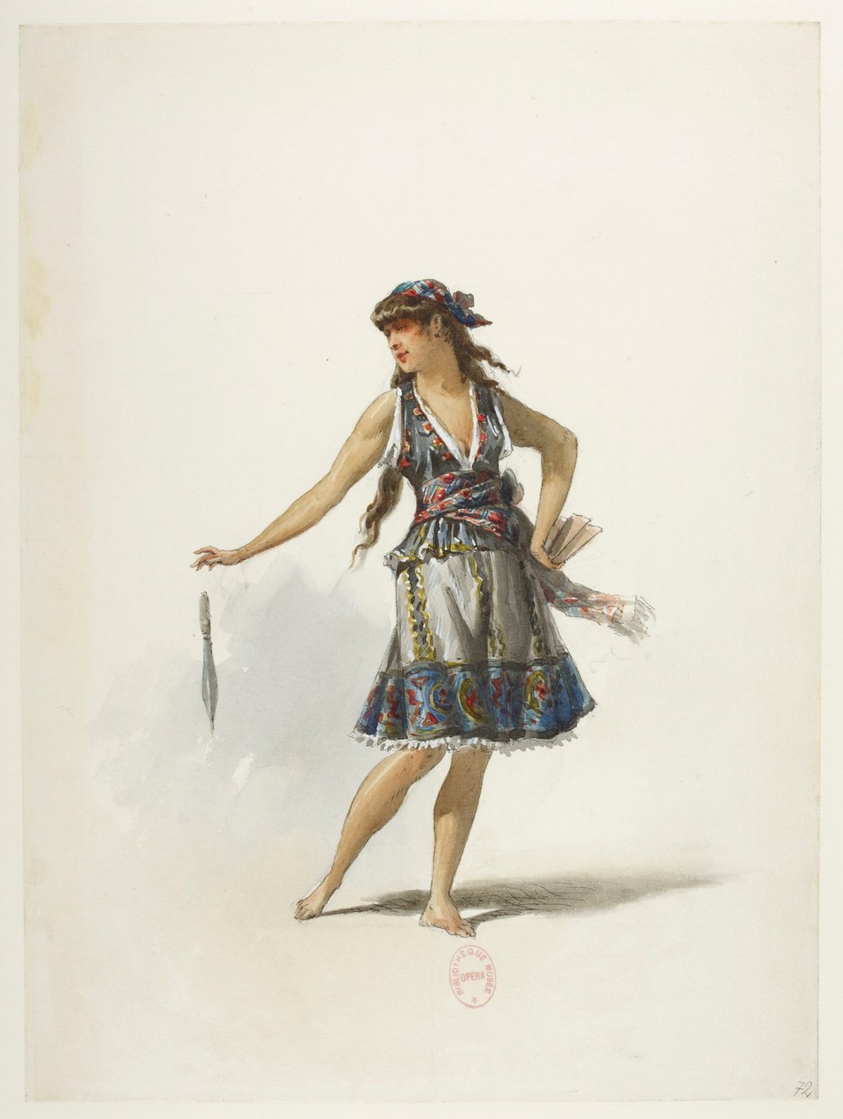Btv1b84558104 76 - Saint-Saëns - Henrik VIII - Kostymmaketter - Lacoste - 72. Kostym av Eugene Lacoste