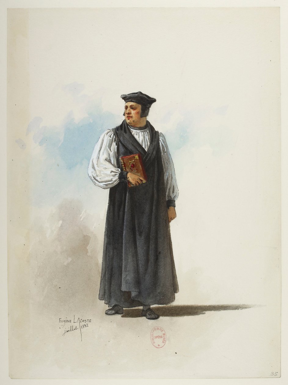 Saint-Saëns - Henry VIII - Kostymmodeller - Lacoste - 35. Kostym av Eugene Lacoste