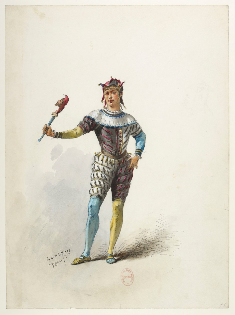 Saint -Saëns - Henry VIII - Dräktmodeller - Lacoste - 71. Kungens dår av Eugene Lacoste
