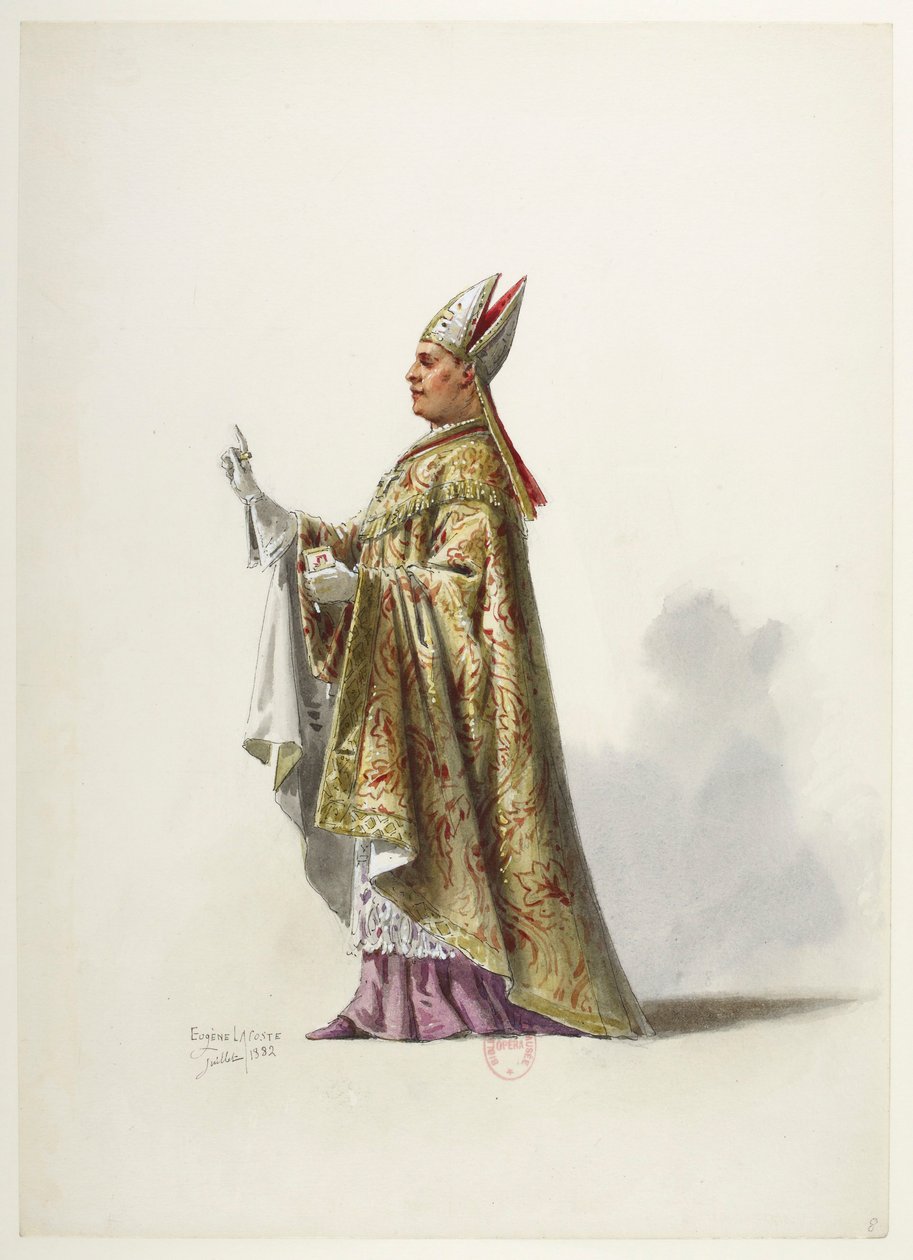 Saint -Saëns - Henry VIII - Dräktmodeller - Lacoste - 8. Dräkt av Eugene Lacoste