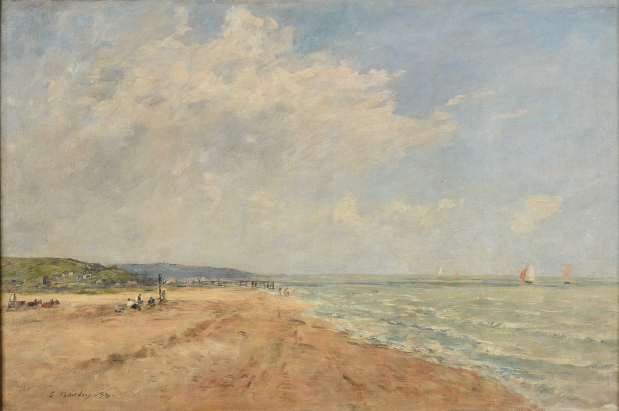 Stigande tidvatten (Saint-Valérybukten) av Eugene Louis Boudin