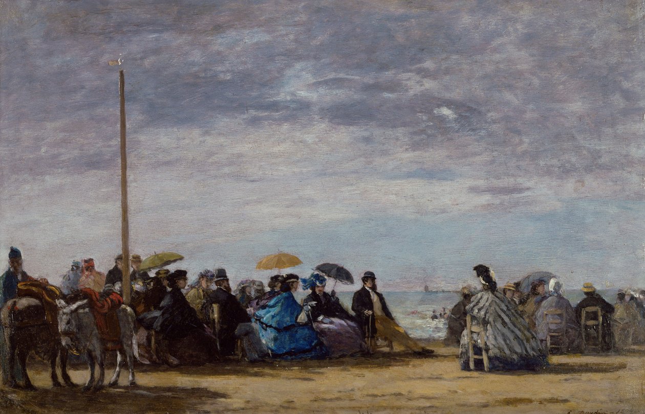 Stranden av Eugene Louis Boudin