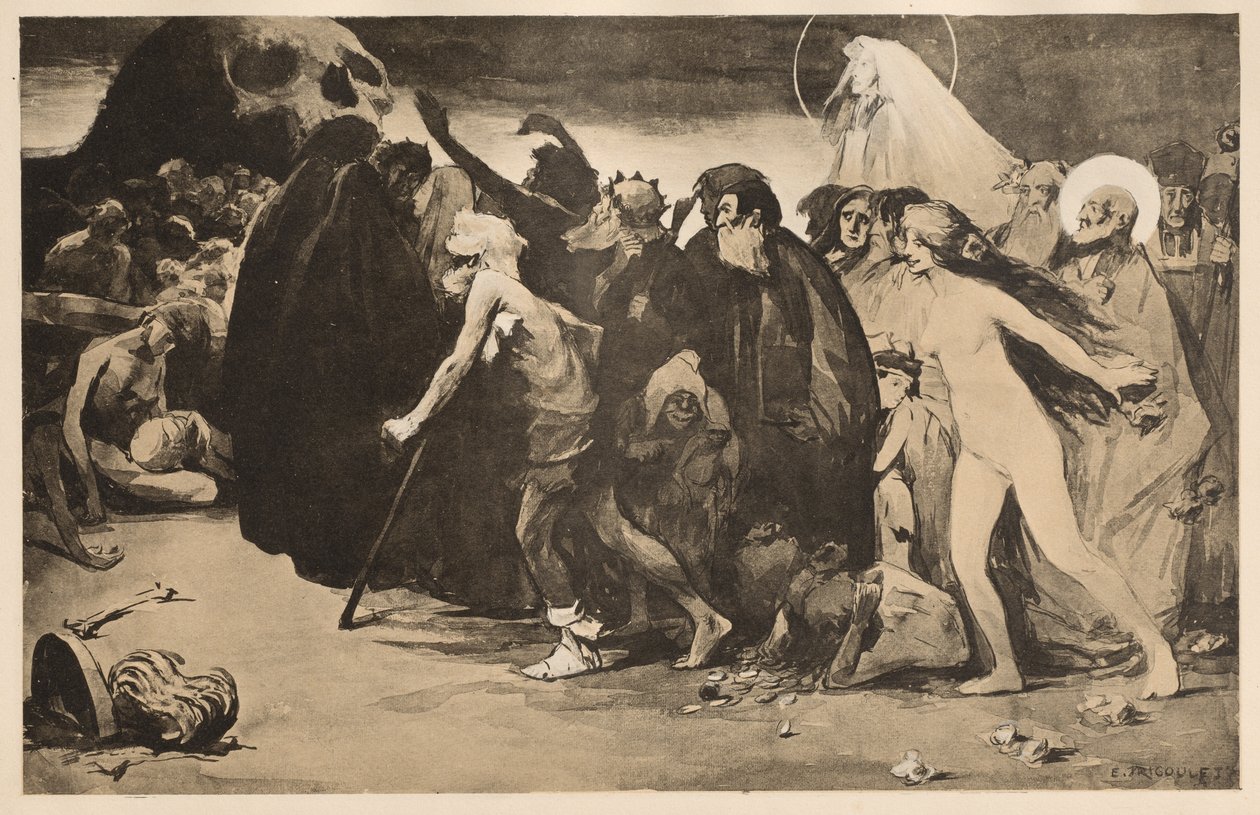 Vägen till döden, 1899. av Eugène Trigoulet