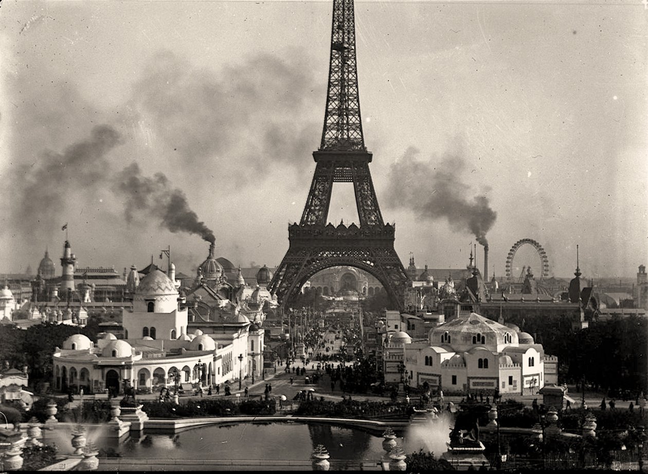 Utsikt över Exposition Universelle, Paris. 1900 av Eugène Trutat