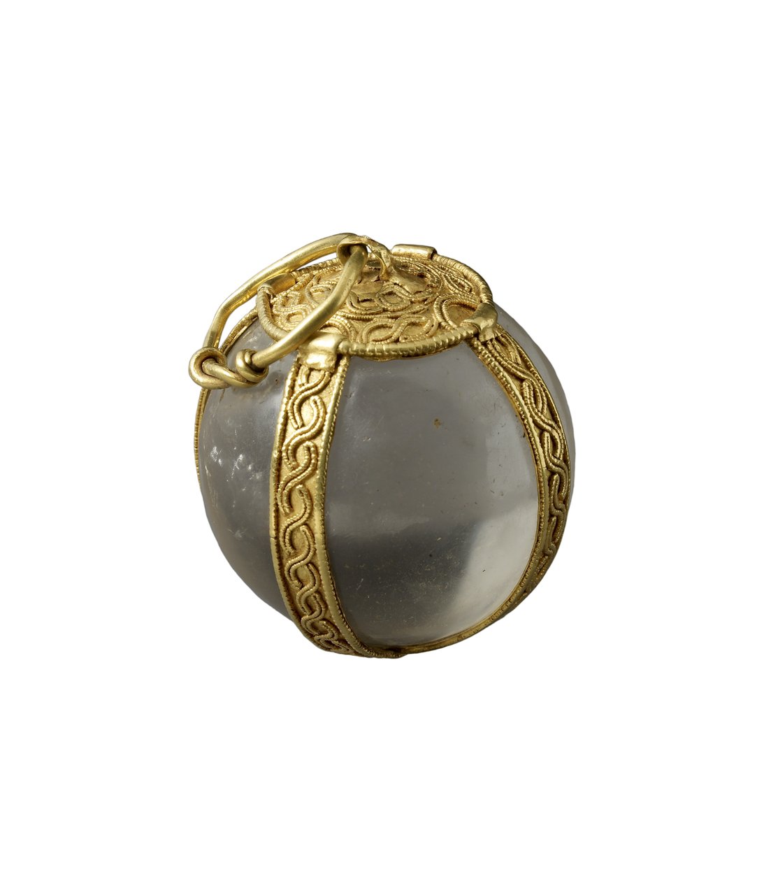 Kristallkulshänge, migrationsperiod (Europa), 400-800 (guld, sten och kristall) av European