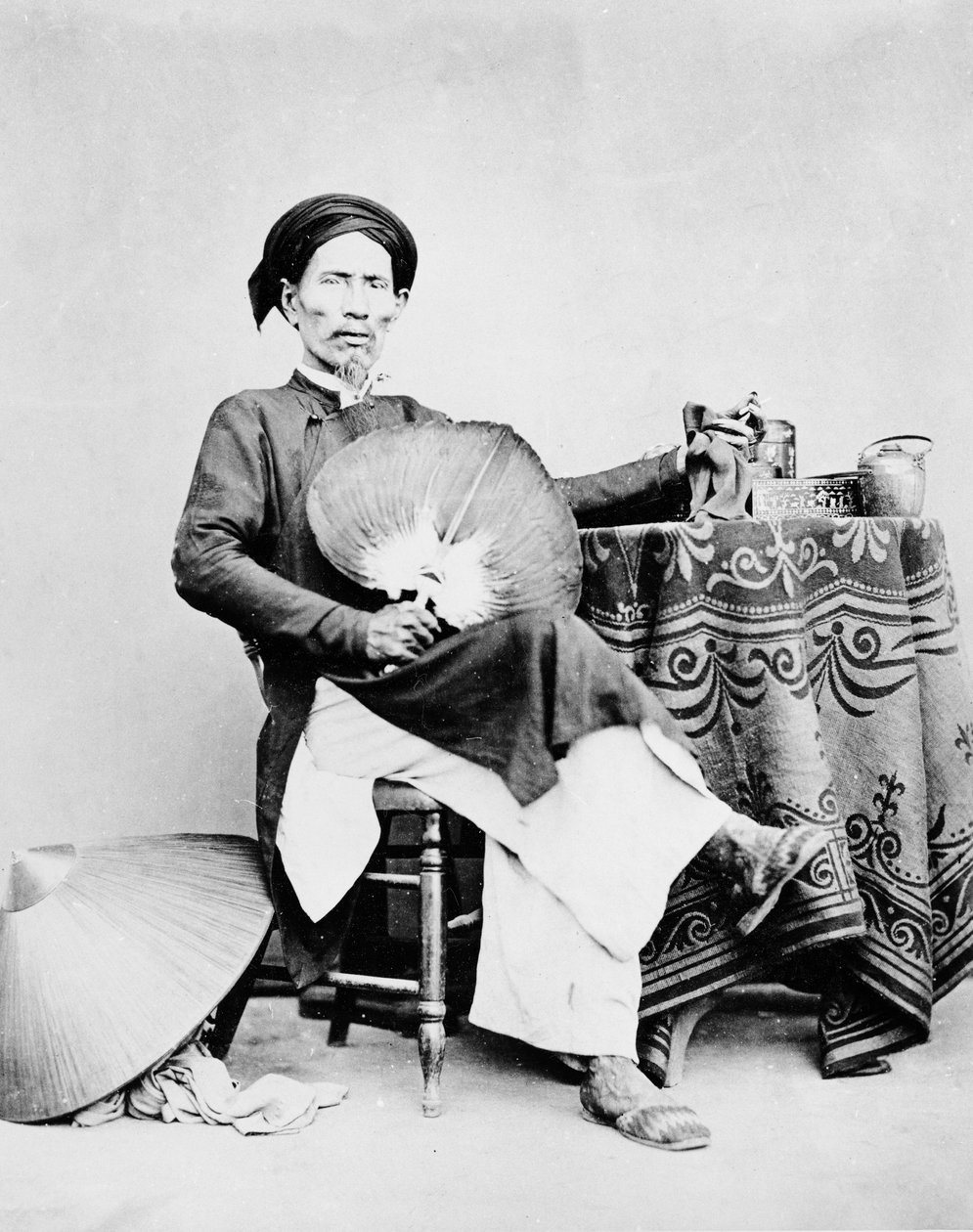 Annamite Man, Saigon, ca 1870-talet av European Photographer