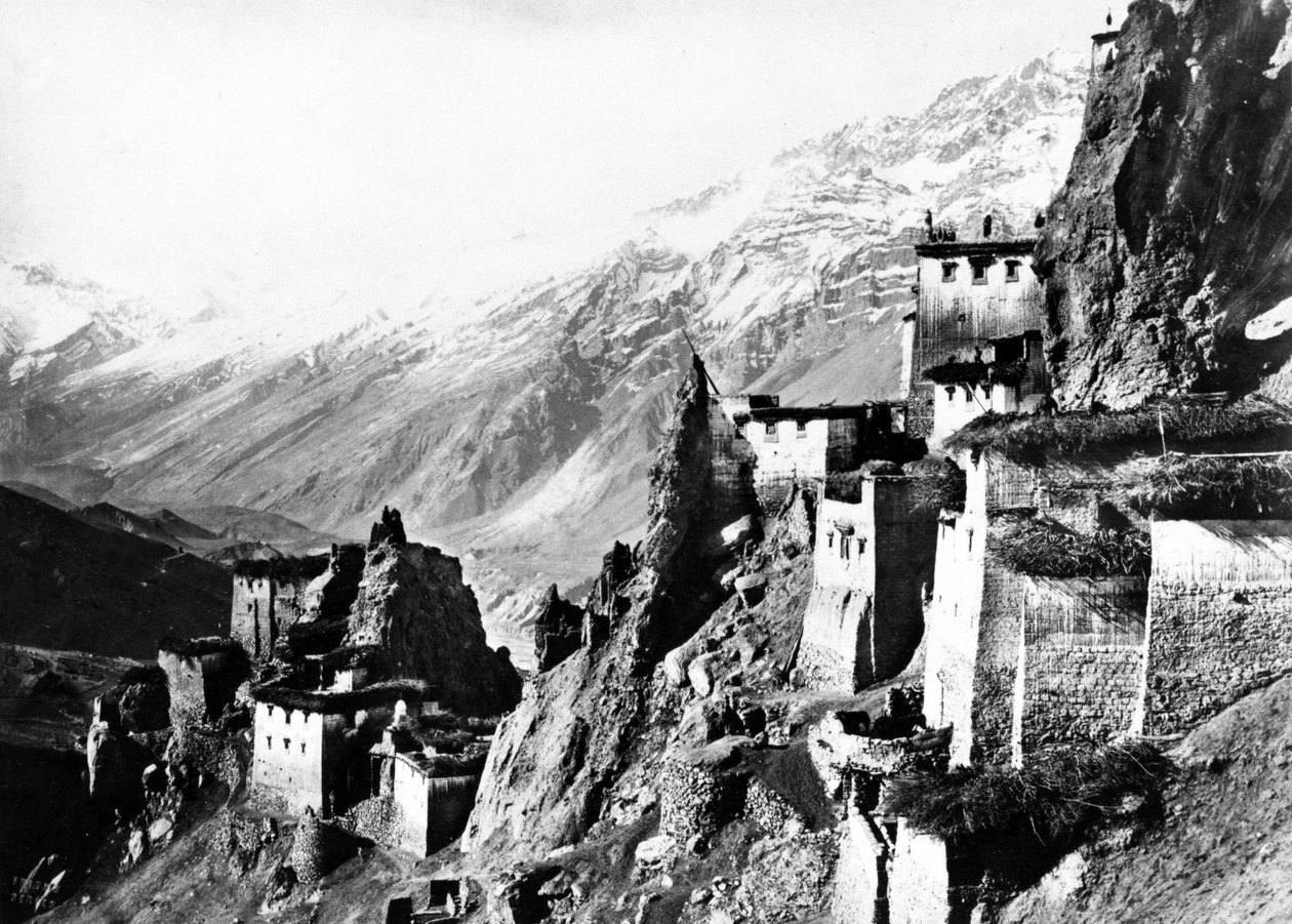 Byn Ladakhi, ca 1860-80 av European Photographer