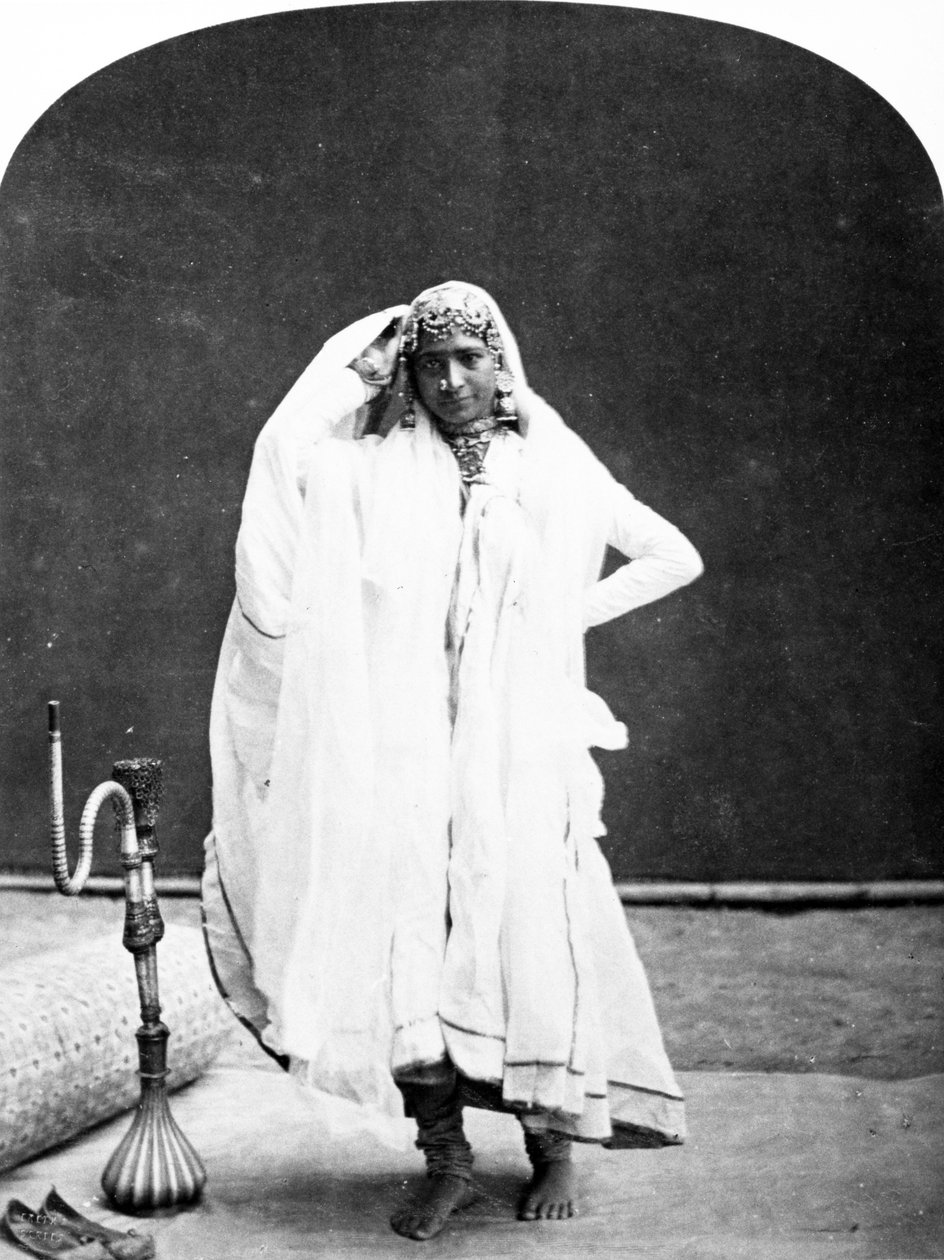 Nautch Girl, ca 1870-talet av European Photographer