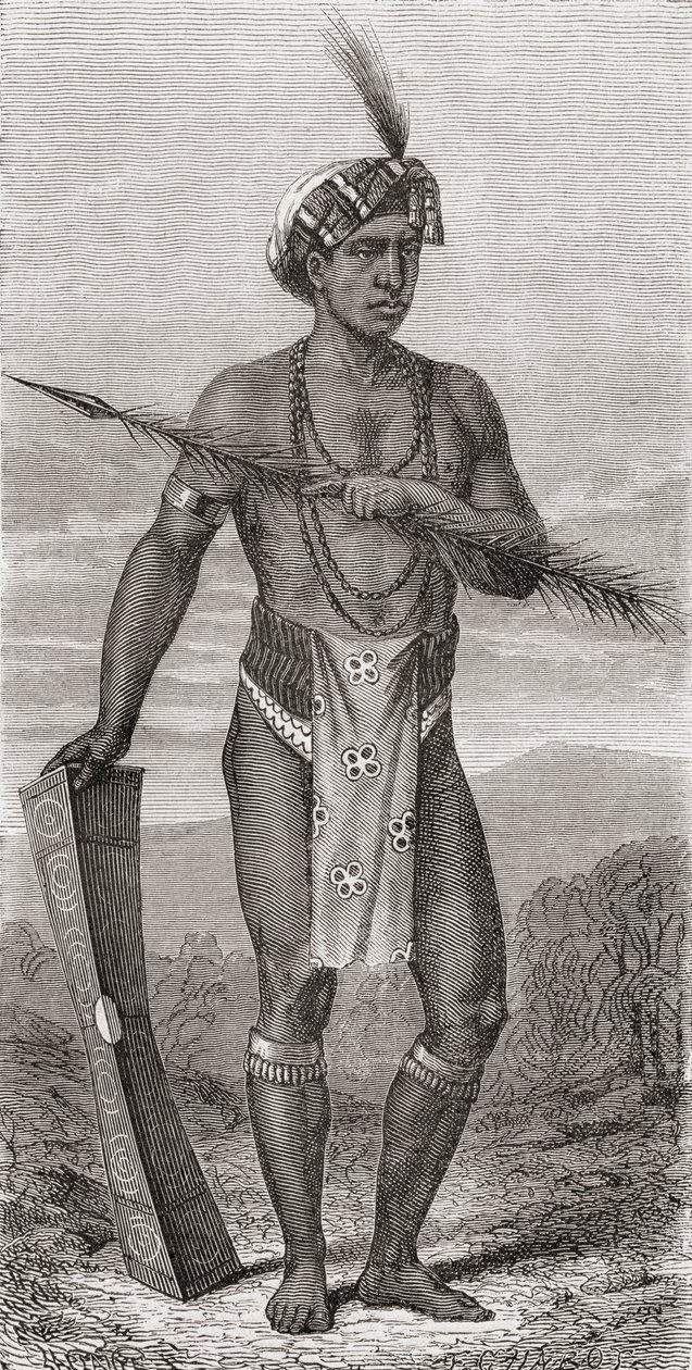 Celebes, född i Manado, från "The World in Your Hand", publicerad 1878 av European School