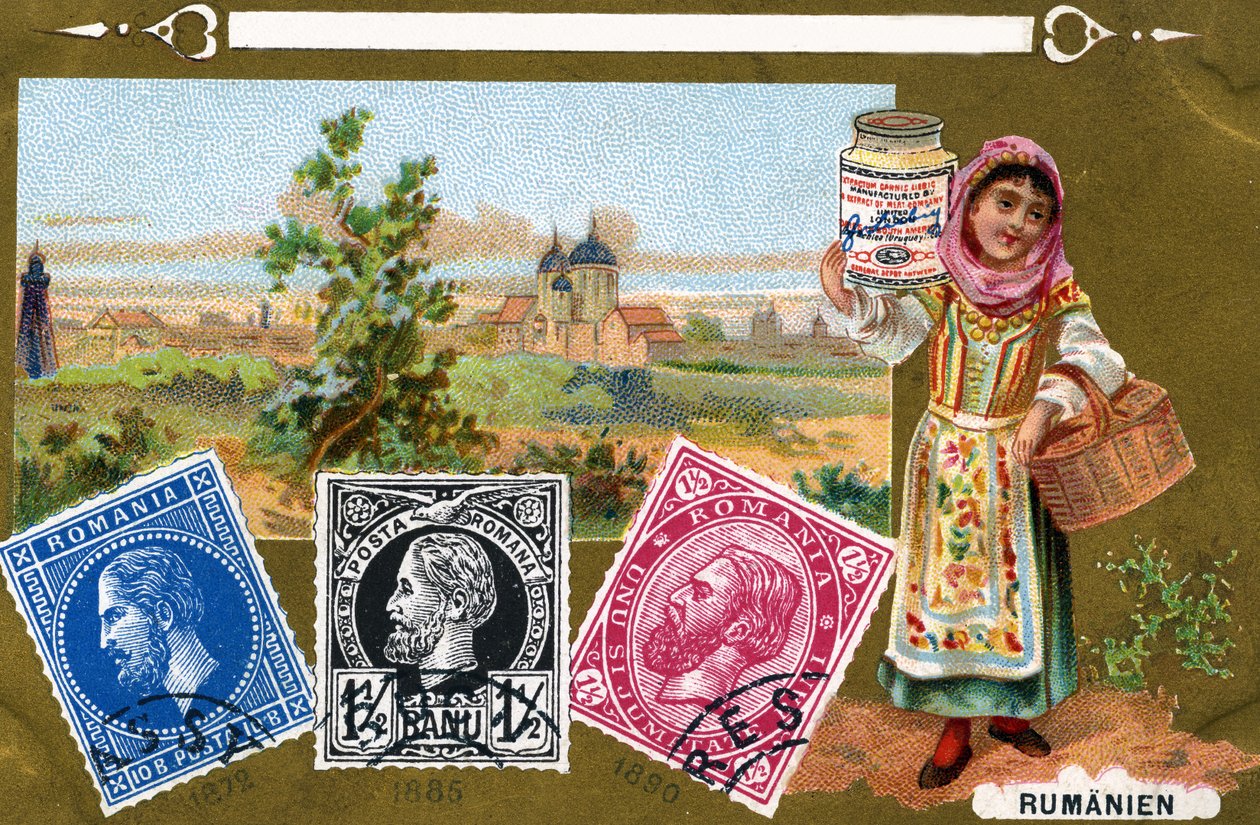 rumänska frimärken, 1897 av European School