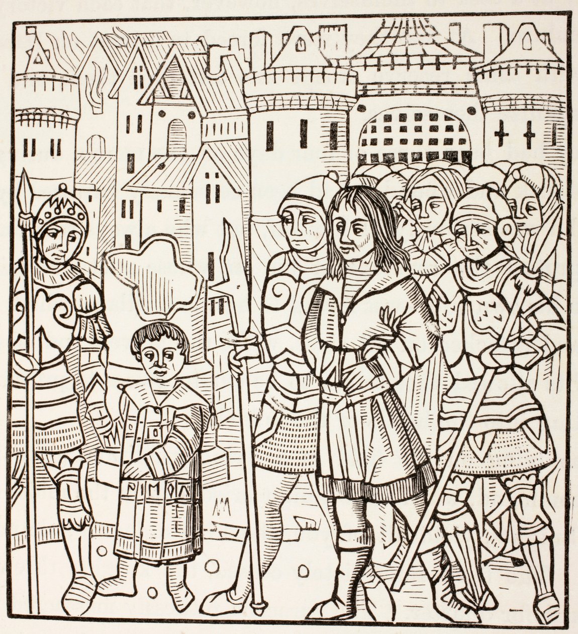 St. Louis, Tupu Louis IX o Farani na pueina e Saracens ina ua uma le Taua i Fariskur, c.1880 swed av European School
