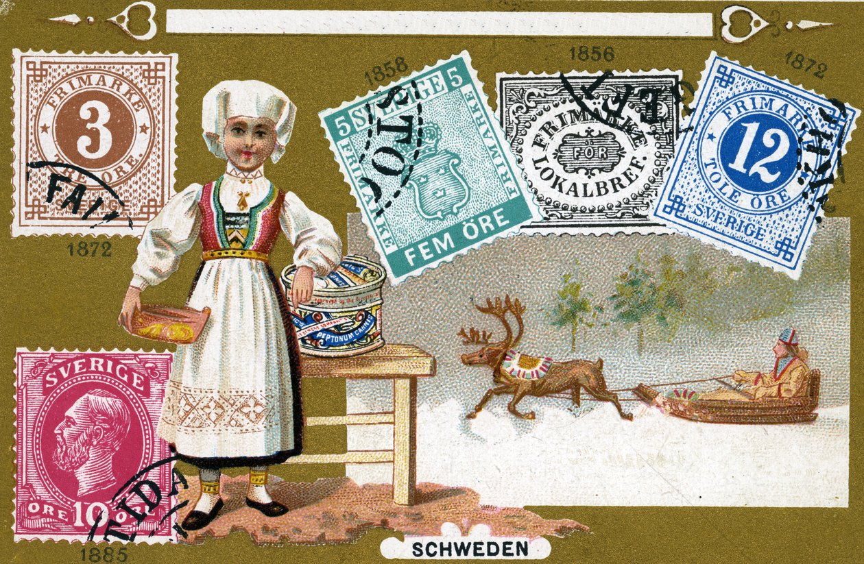 Svenska Frimärken, 1897 av European School