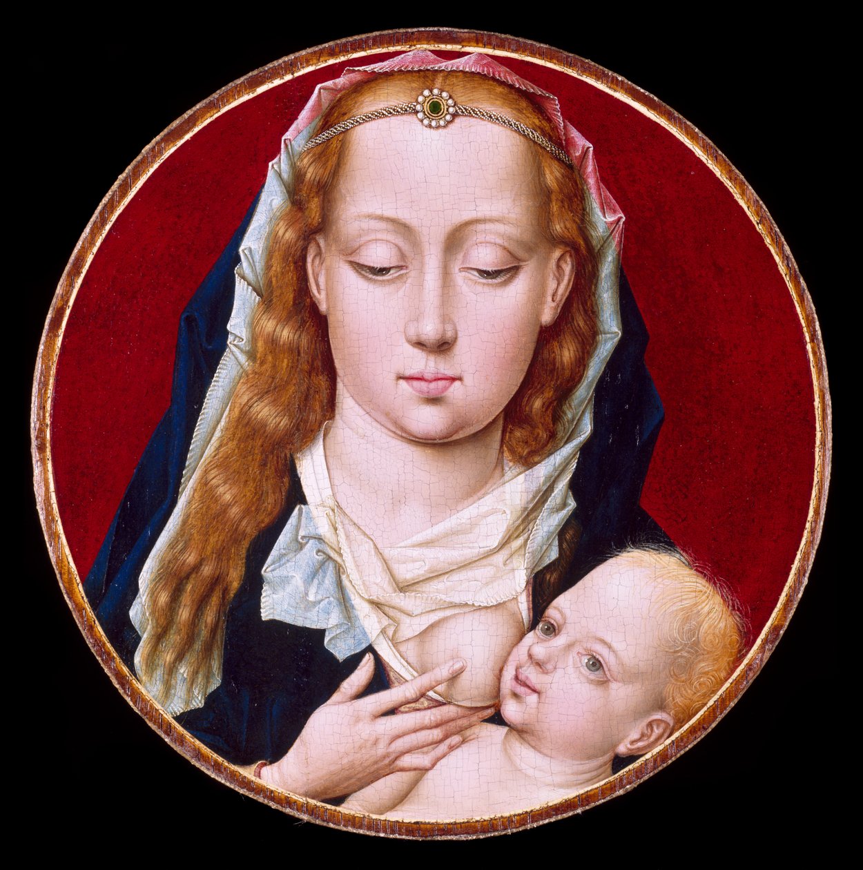 Jungfru och barn, ca 1475-1525 av European School